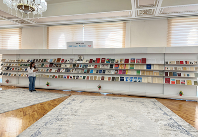 Milli Kitabxanada “Xalq şairi Süleyman Rüstəm – 120” adlı kitab sərgisi ...